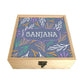 Customized Wooden Jewellery Box - Colorful Leaf Nutcase