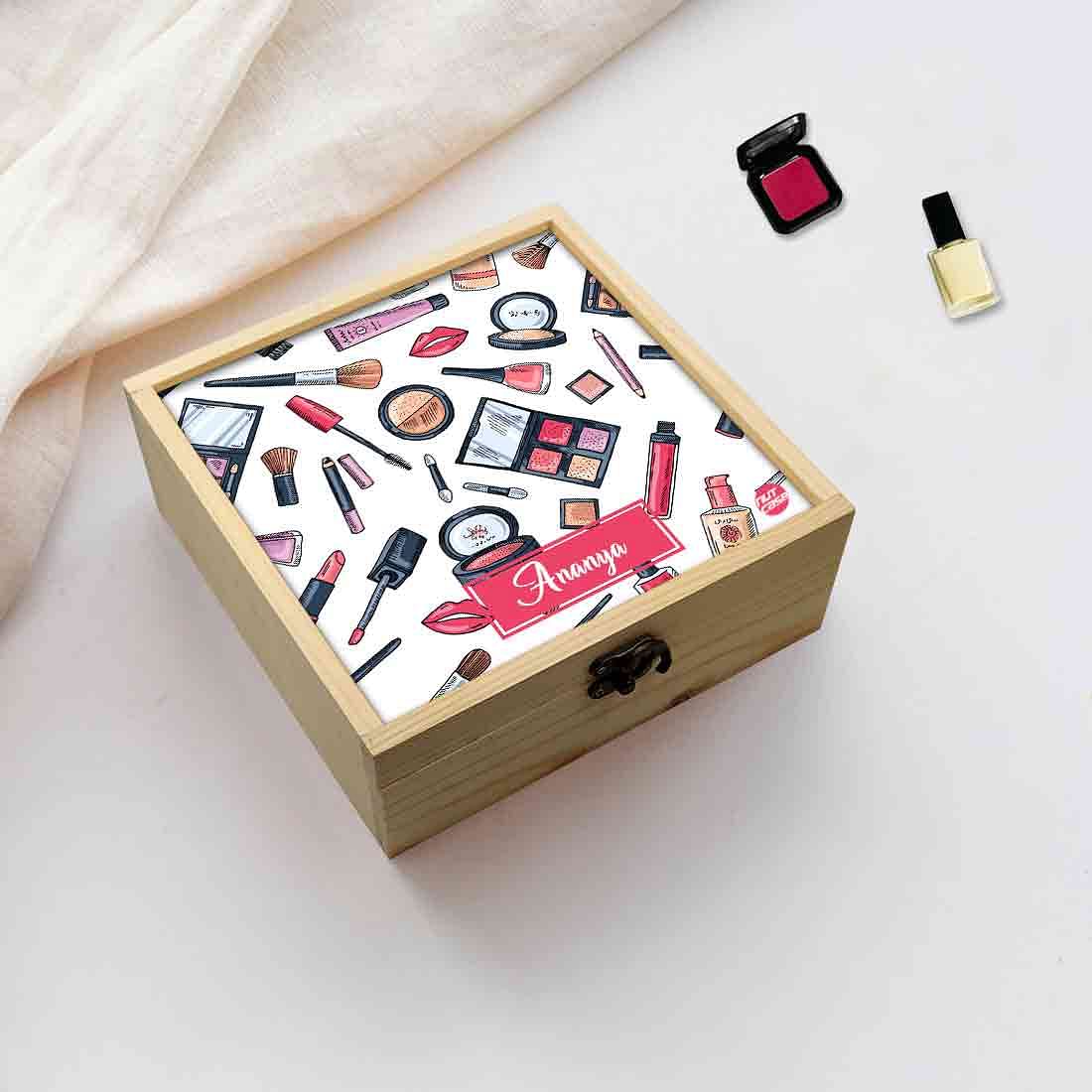 Custom Jewellery Box Makeup Organizer -  Makeup Jewellery Nutcase