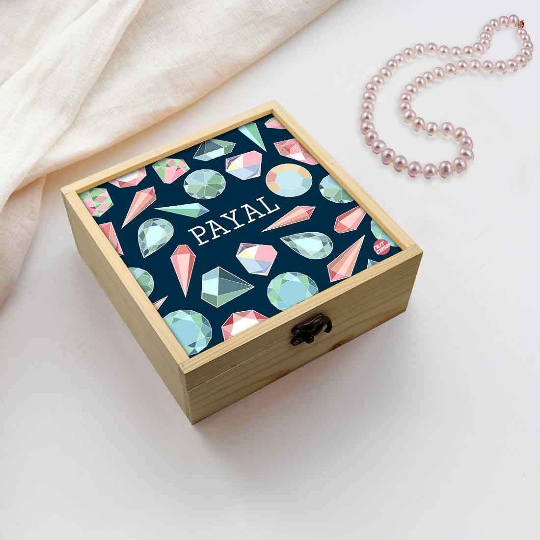 Personalized Jewellery Box Organizer -  Diamond Nutcase