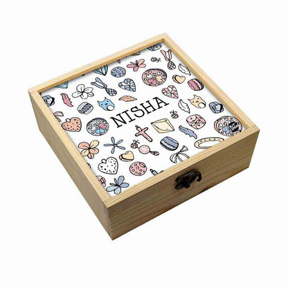 Personalized Jewellery Box Organizer -  Hairband Design Nutcase