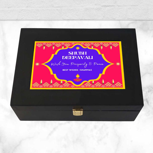 Customized Chocolate Gift Pack Box for Diwali Gifting - Add Your Message