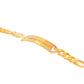 Personalized Bracelet for Men Stylist Custom Jewellery - Black Rhodium/Gold Plated - Forever