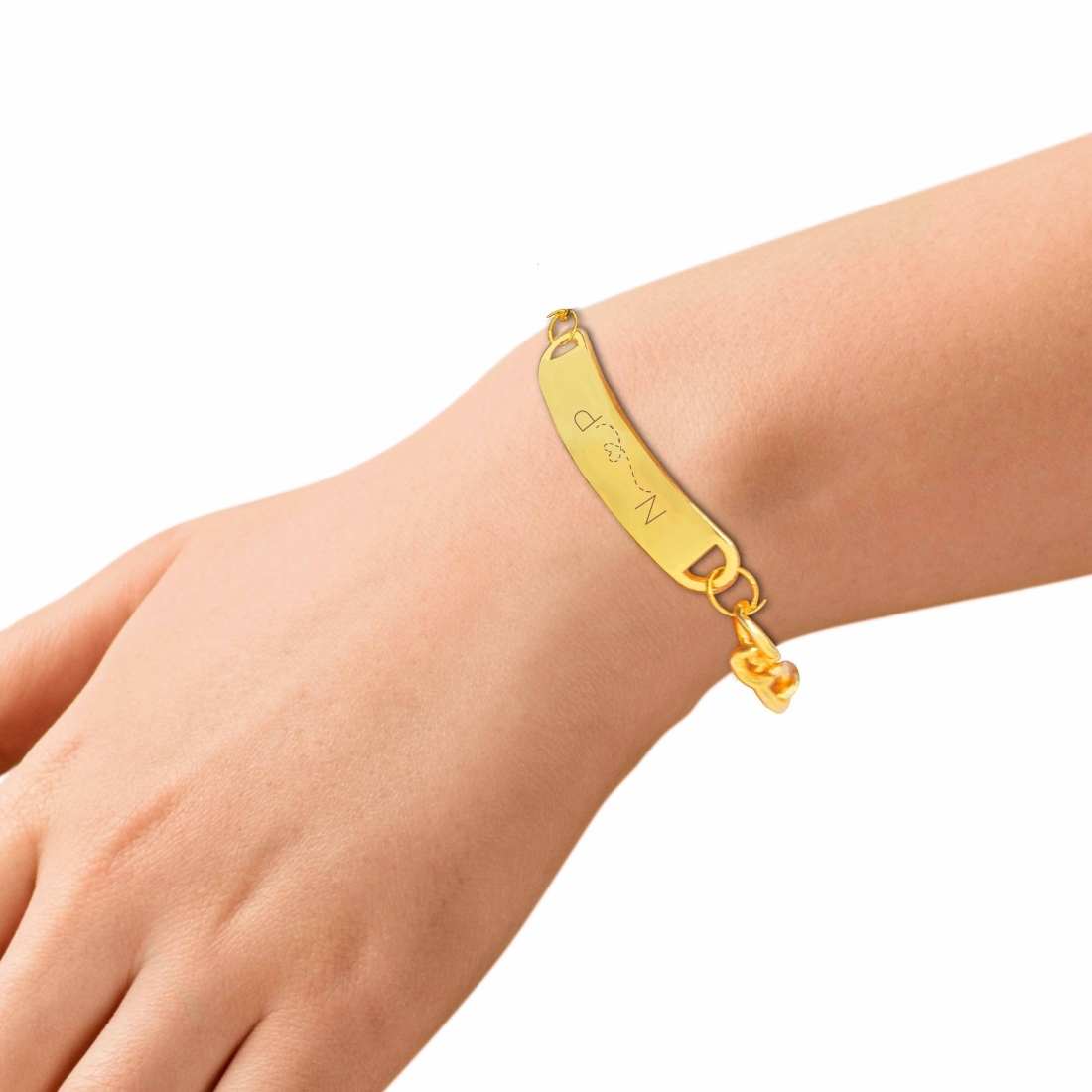 14K Real Solid Gold Sun Bracelet for Women , Summer Jewelry
