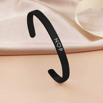 Custom Name Bracelets for Men Women - Rose Gold Plated/Black Rhodium/Gold Plated - Infinity
