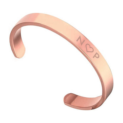 Custom Name Bracelets for Men Women - Rose Gold Plated/Black Rhodium/Gold Plated - Infinity