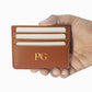 Custom Card Holder for Credit Card Women - Initials Nutcase