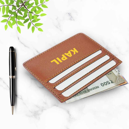 Personalised Visiting Card Holder With Name - Add Name Nutcase