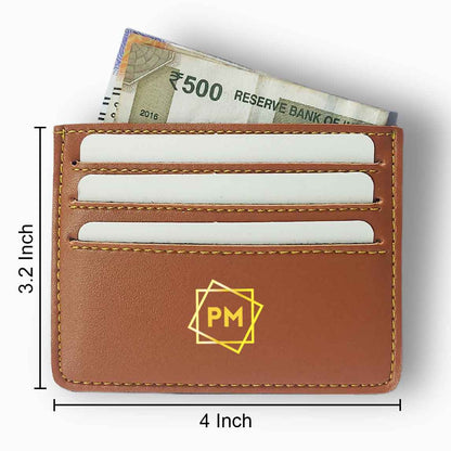 Personalised Metal Business Card Holder for Men - Initials Nutcase