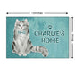 Nutcase Personalized Cat Name Plate Customzied Beware Of Cat Sign Board Home Door Plaque - Cute Ragamuffin Nutcase