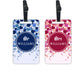 Couple Passport Cover Luggage Tag Gift Set- Mr Mrs Passport Holder and Baggage Tags Gifting Box