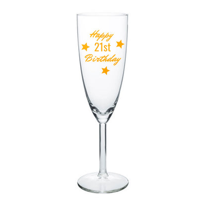 Personalized Champagne Glass Birthday Gifts Idea - Happy Birthday