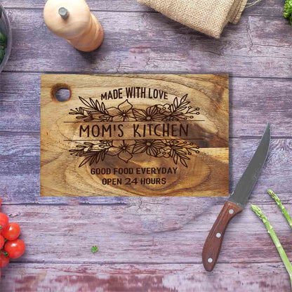 Personalize Wooden Cutting Boards for Kitchen Use Veritable Fruits Mother Day Gift Ideas - Mom's Kitchen