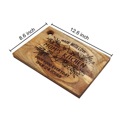 Personalize Wooden Cutting Boards for Kitchen Use Veritable Fruits Mother Day Gift Ideas - Mom's Kitchen