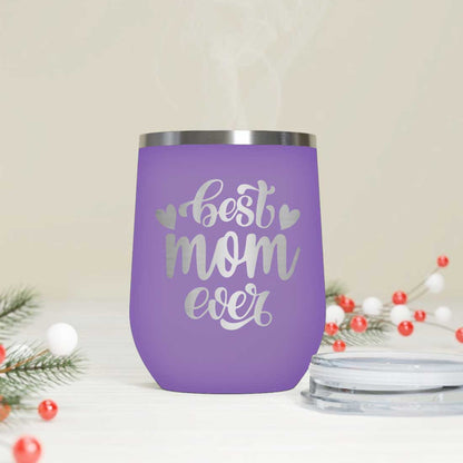 Designer Travel Coffee Mug With Lid Gift for Mom Mothers Day Gifts - Best Mom Ever