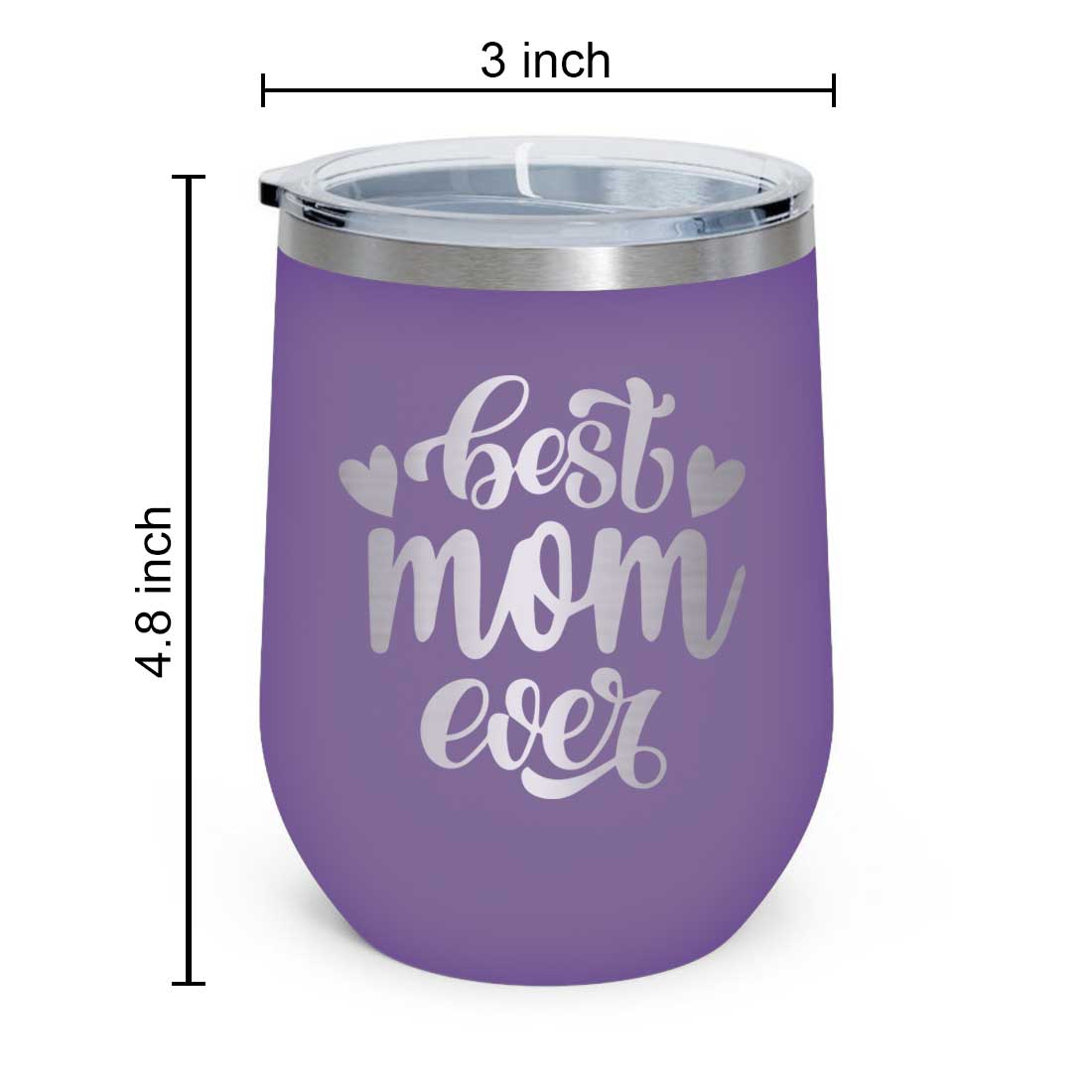 Designer Travel Coffee Mug With Lid Gift for Mom Mothers Day Gifts - Best Mom Ever