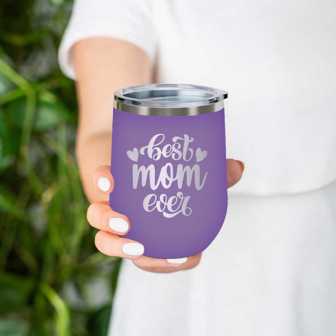 Designer Travel Coffee Mug With Lid Gift for Mom Mothers Day Gifts - Best Mom Ever