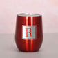 Personalised Small Coffee Tumbler for Travelling Engraved Stainless Steel Mug (350 ML) - Monogram