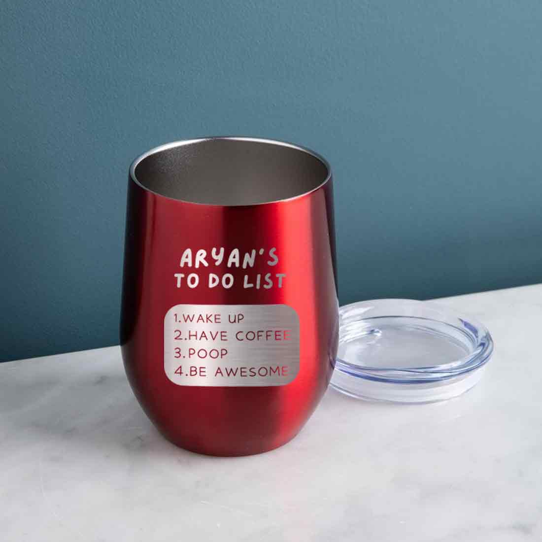 Custom Stainless Steel Travel Coffee Cup With Lid for Office – Nutcase