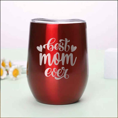 Designer Travel Coffee Mug With Lid Gift for Mom Mothers Day Gifts - Best Mom Ever