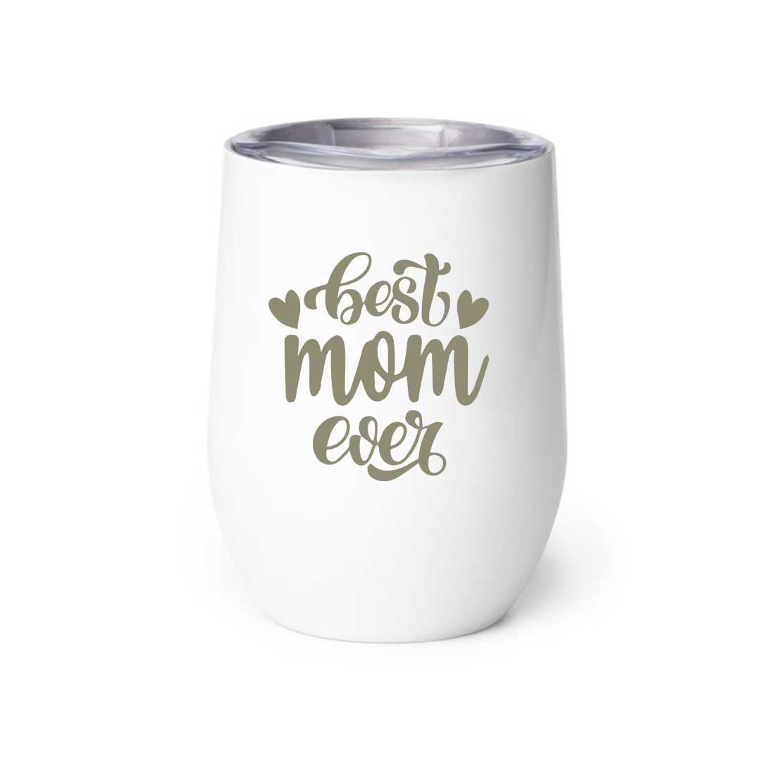 Designer Travel Coffee Mug With Lid Gift for Mom Mothers Day Gifts - Best Mom Ever