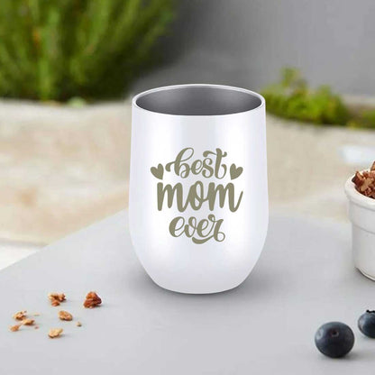 Designer Travel Coffee Mug With Lid Gift for Mom Mothers Day Gifts - Best Mom Ever