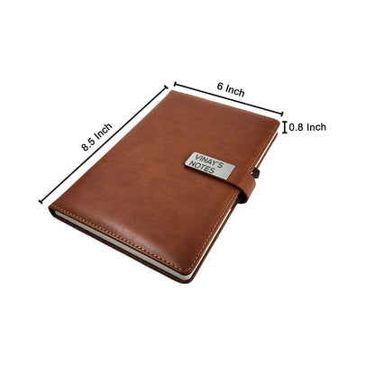 Customized Diary with a Pen - Perfect Corporate Gift - Add Name