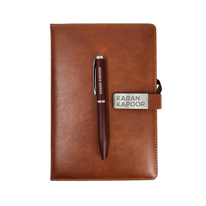 Personalised Diary with Pen Gifting and Personal Use - Corporate Gift Ideas