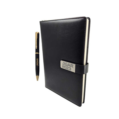 Customized Diary and Pen with Name Gift Combo - Corporate Gift