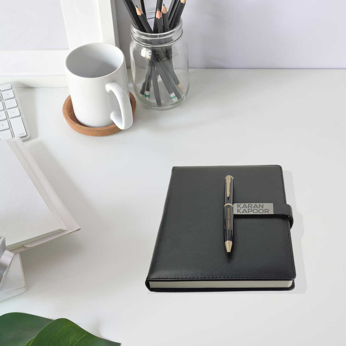 Personalised Corporate Gift  Customized Diary, Pen, Bottle, Mug Set