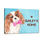 New Outdoor Dog Name Plate - Beware Of Dog Sign - Charles Spaniel 2 Nutcase