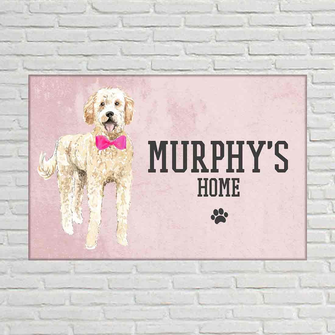 Unique Personalized Dog Nameplate -Sweet Doggy Love Nutcase