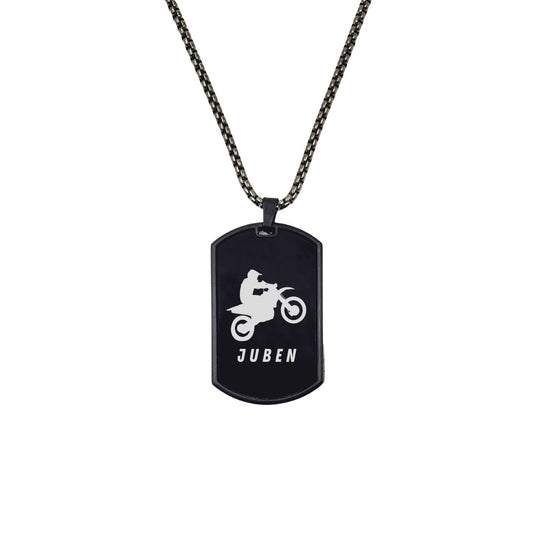 Custom Dog Tags for Men Women Engraved Dog Tag with Chain Stainless Steel