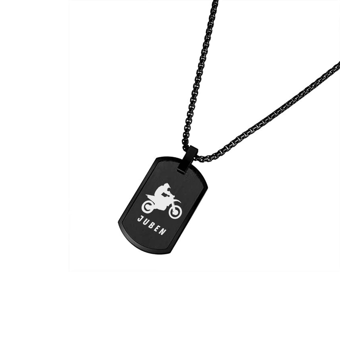 Custom Dog Tags for Men Women Engraved Dog Tag with Chain Stainless Steel