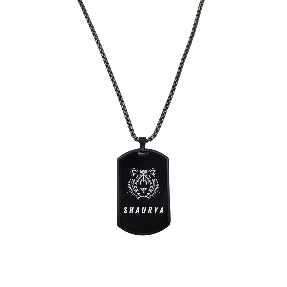 Engraved Dog Tag Necklace Creates a Truly Unique piece of Jewelry! —  adoremejewelry