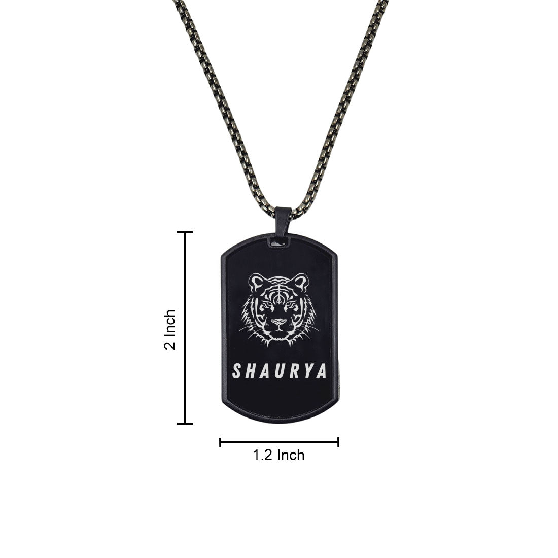 Black Onyx Dog Tag Necklace | Skeie's Jewelers