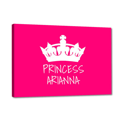 Door Name Plate for Children's Room - Princess Board Nutcase