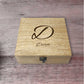 Engraved Wooden Gift Box Natural Wood Jewellery Box - Add Name