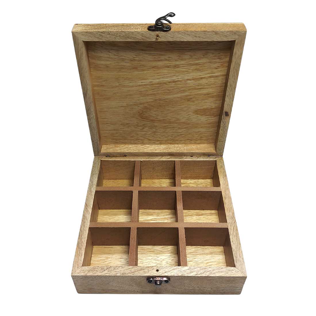 Personalized Wooden Jewelry Box With Engraving - Add Text