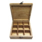 Custom Engraved Wooden Gift Box Jewellery Storage for Women - Flower Design