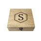 Customised Wooden Jewelry Box with Engraved Name Gift Box- Monogram