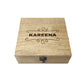 Customized Wood Bangle Box for Jewellery Storage Women - Add Name