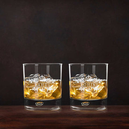 Personalize Your-Name Whiskey Glass - Gift for Boyfriend Husband Father