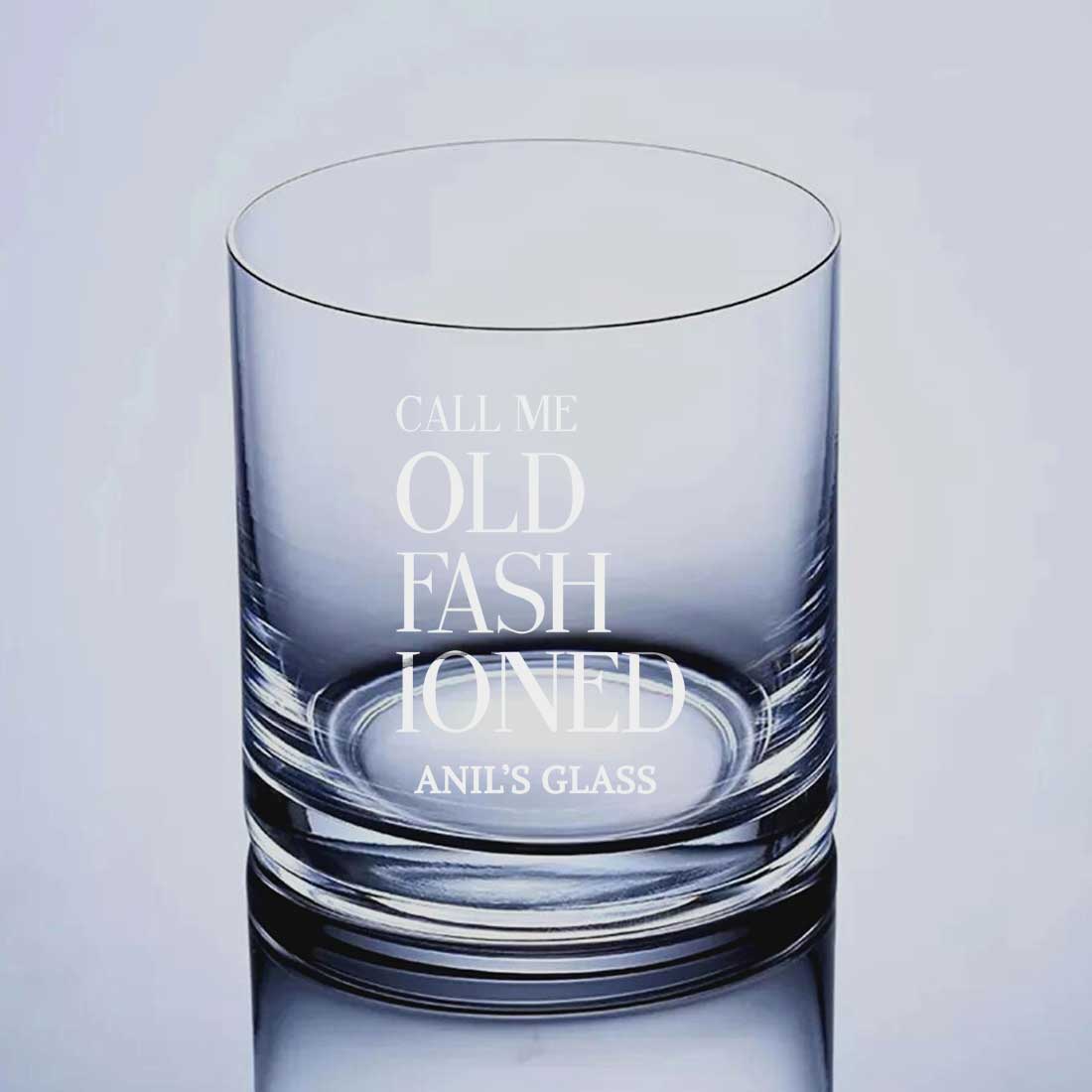 Classic Customized Whiskey Glass -Perfect Gift for Boyfriend Husband - Old Fashioned