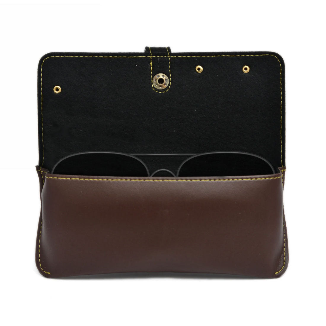 Womens crossbody leather sunglasses case clutch, glasses case, large sunglass  case -The Athena purse-