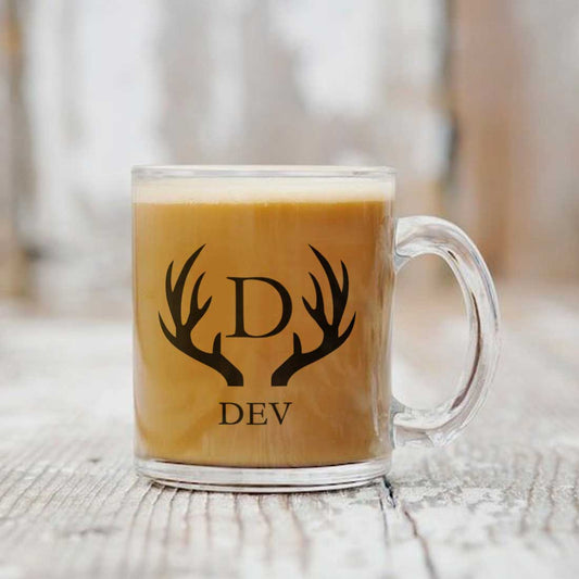 Personalized Coffee Tea Mug to Gift - Antlers