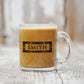 Custom Coffee Glass Mug - Rectangle Name