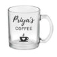 Customized Glass Coffee Mugs for Tea with Add Name - Cup