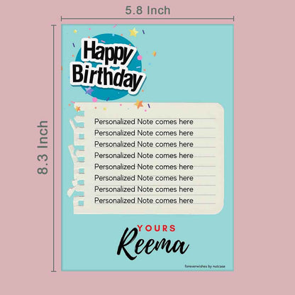 Personalized Birthday Greetings Cards for Friends - Forever 0002 Nutcase