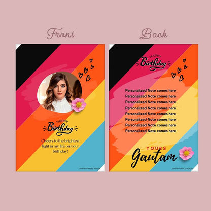 Custom Made Greeting Cards for Friends - Cheers 0003 Nutcase