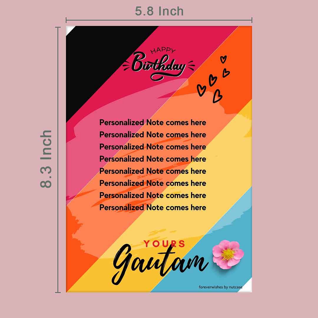Custom Made Greeting Cards for Friends - Cheers 0003 Nutcase